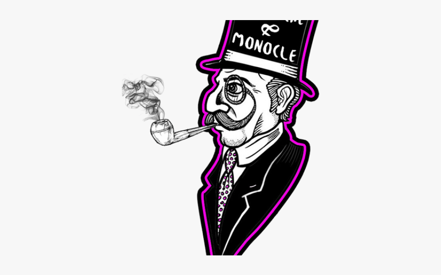 Mustache Clipart Monocle - Smoke, Transparent Clipart