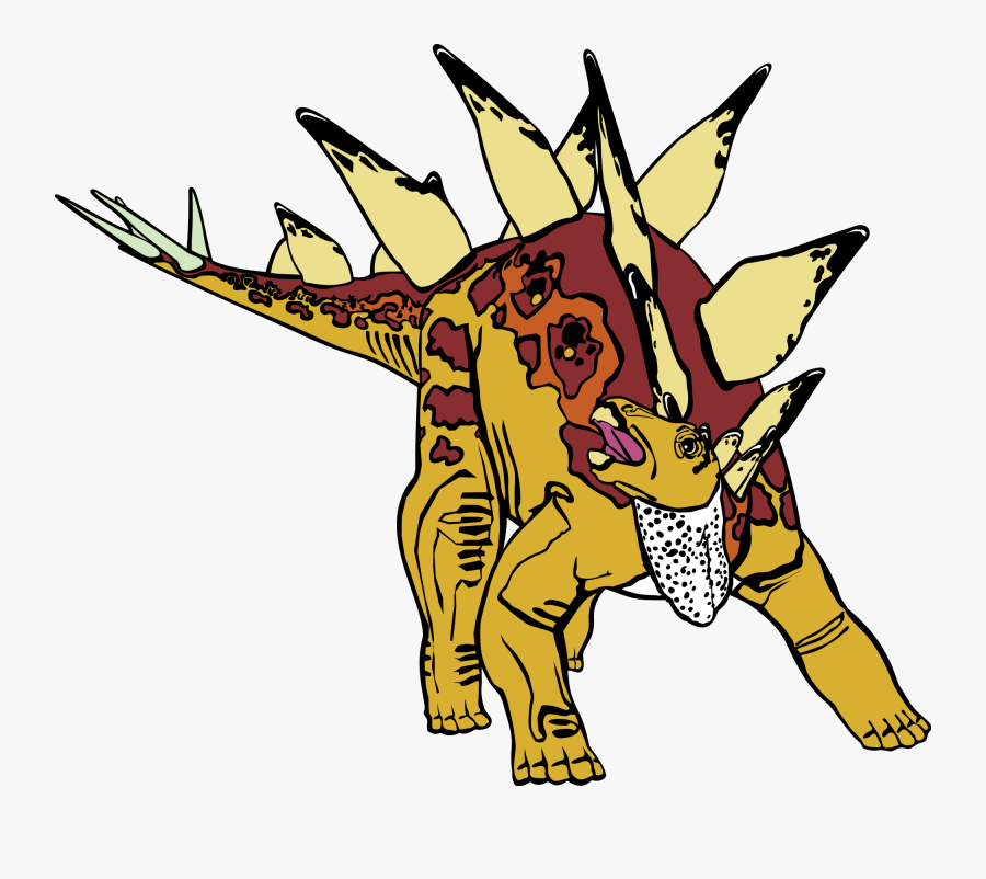 Stegosaurus Vector Svg - Scalable Vector Graphics, Transparent Clipart