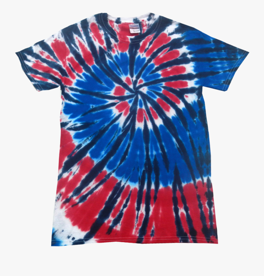 Red And Blue Tie Dye Shirt , Free Transparent Clipart - ClipartKey