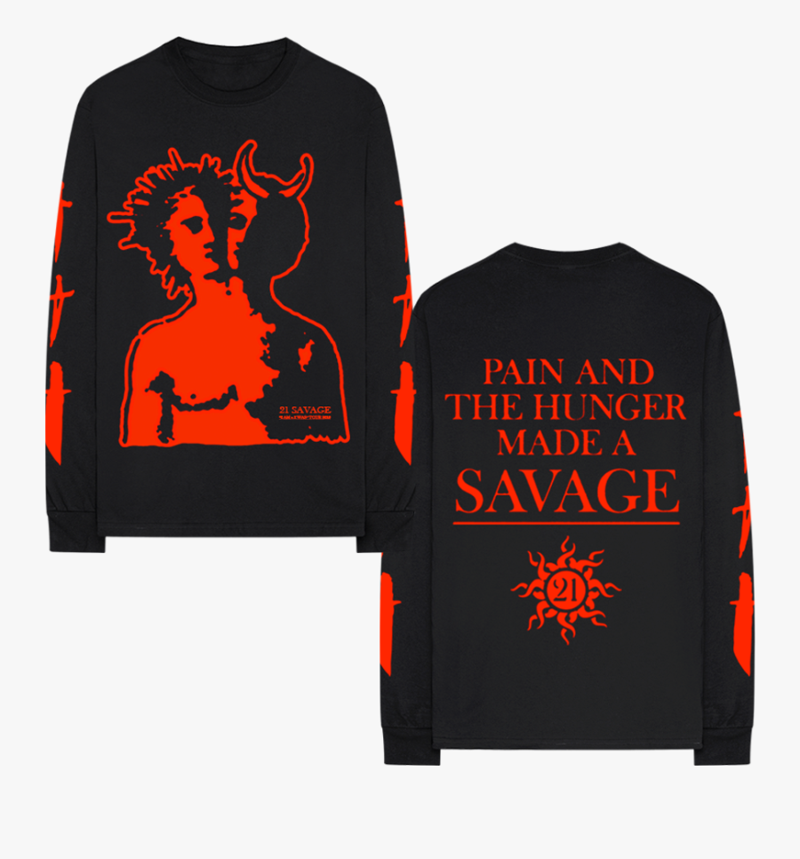 21 Savage Shirt, Transparent Clipart