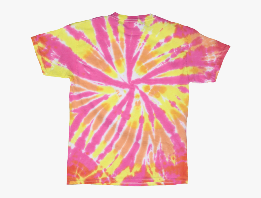 Tie Dye Shirt Png - Tie Dye Shirts Yellow, Transparent Clipart
