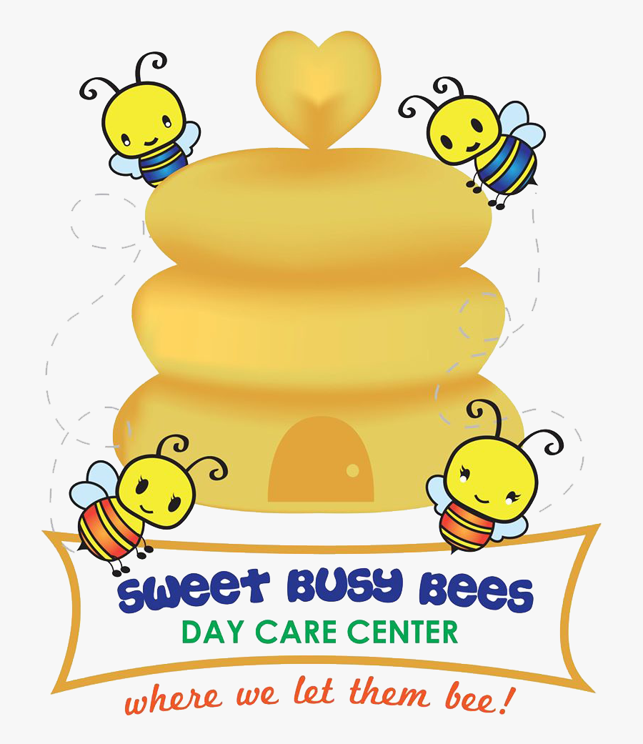 Sweet Busy Bees Daycare, Transparent Clipart