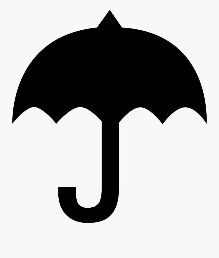 Transparent Insurance Icon Png - Black Umbrella Clip Art, Transparent Clipart