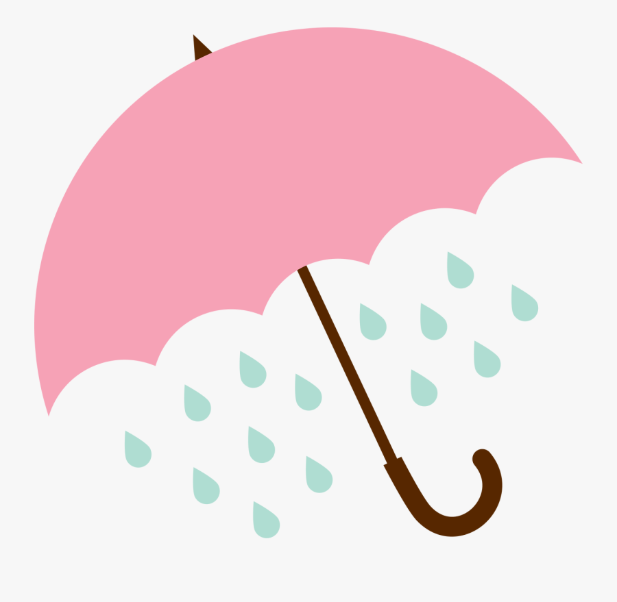 picture Umbrella In The Rain Clipart umbrella and rain svg cut file