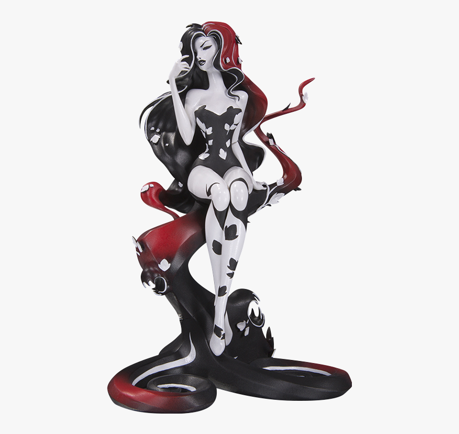 Transparent Poison Ivy Clipart - Poison Ivy And Harley Quinn Statue, Transparent Clipart
