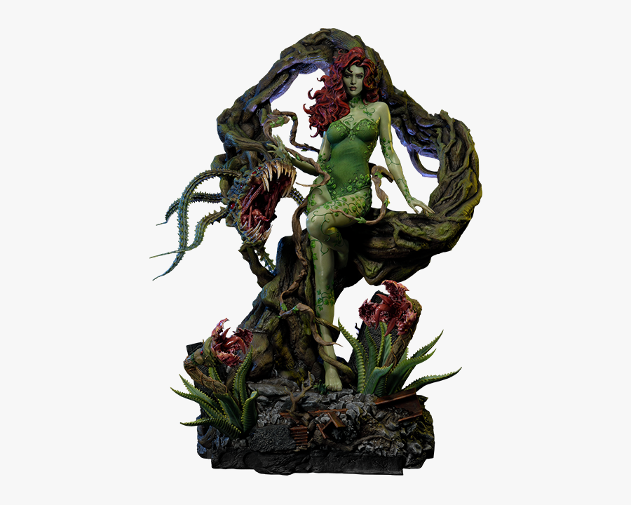 Poison Ivy Dc Sculpture, Transparent Clipart