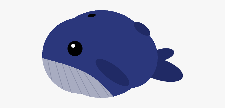 Blue Whale Mope Io, Transparent Clipart