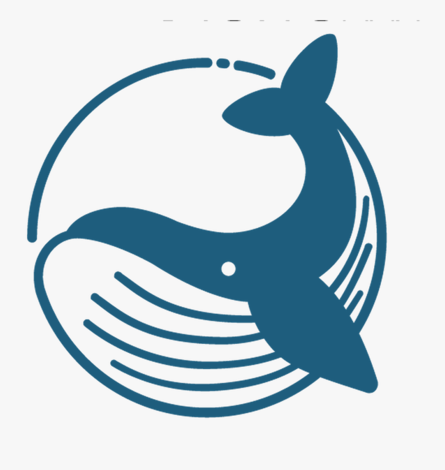 Blue Whale Foundation Logo, Transparent Clipart