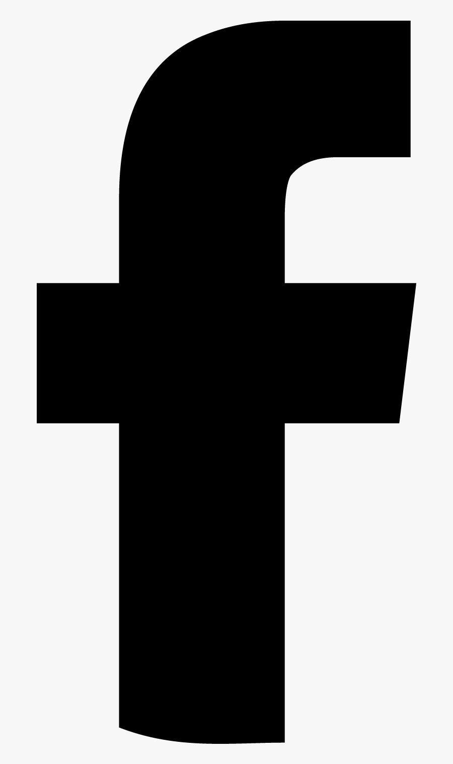 Facebook Logo Black - Logo Facebook Vector Blanco, Transparent Clipart