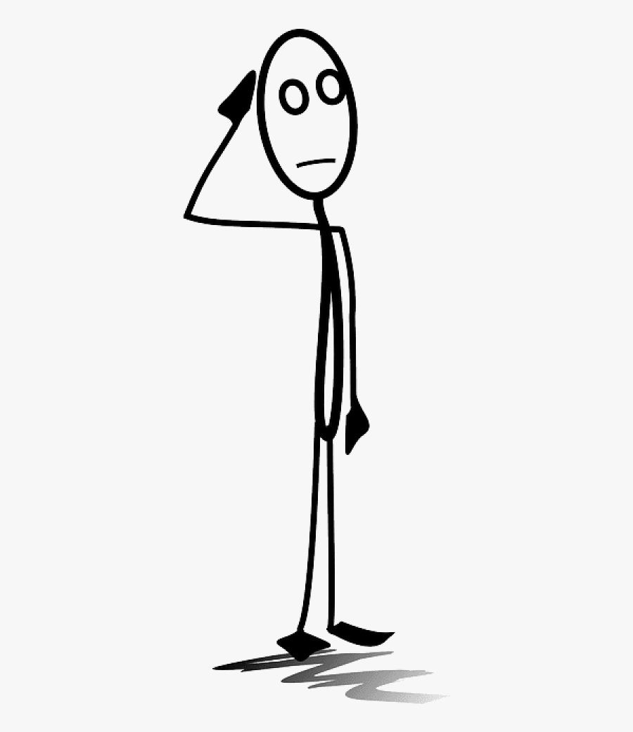 Stick Figure Thinking Free Transparent Clipart Clipartkey | The Best ...