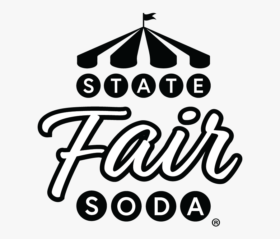Statefairsoda Logobw, Transparent Clipart