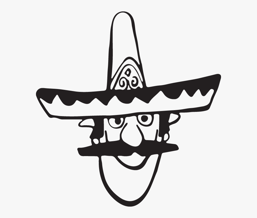 Mexican Man Clipart Black And White, Transparent Clipart