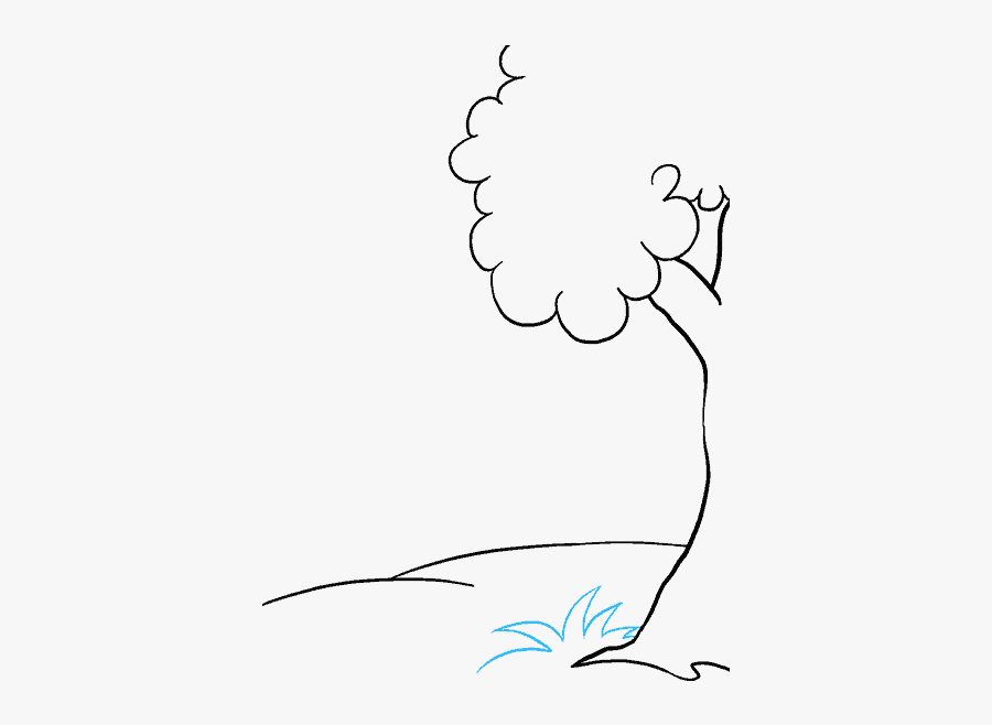 How To Draw Cartoon Forest - Forest Easy To Draw, Transparent Clipart