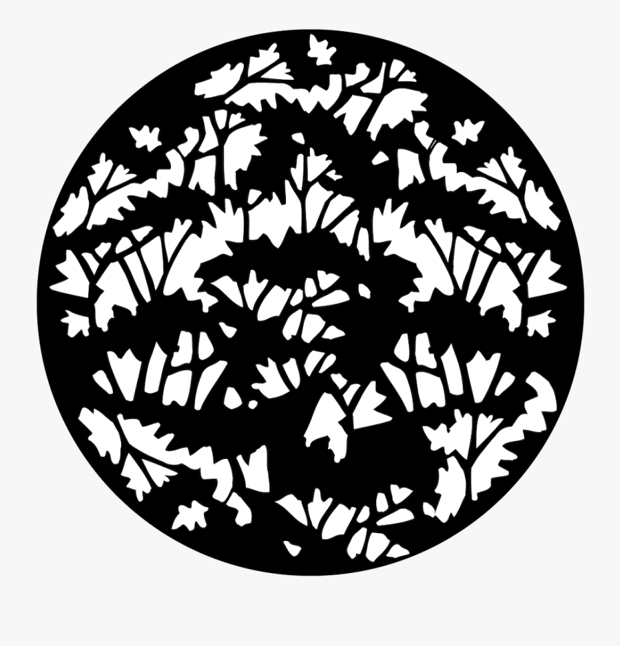 Apollo Leaves Forest - Circle, Transparent Clipart