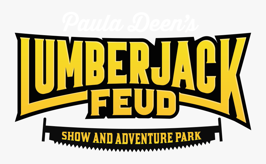 Paula Deen's Lumberjack Feud Logo, Transparent Clipart
