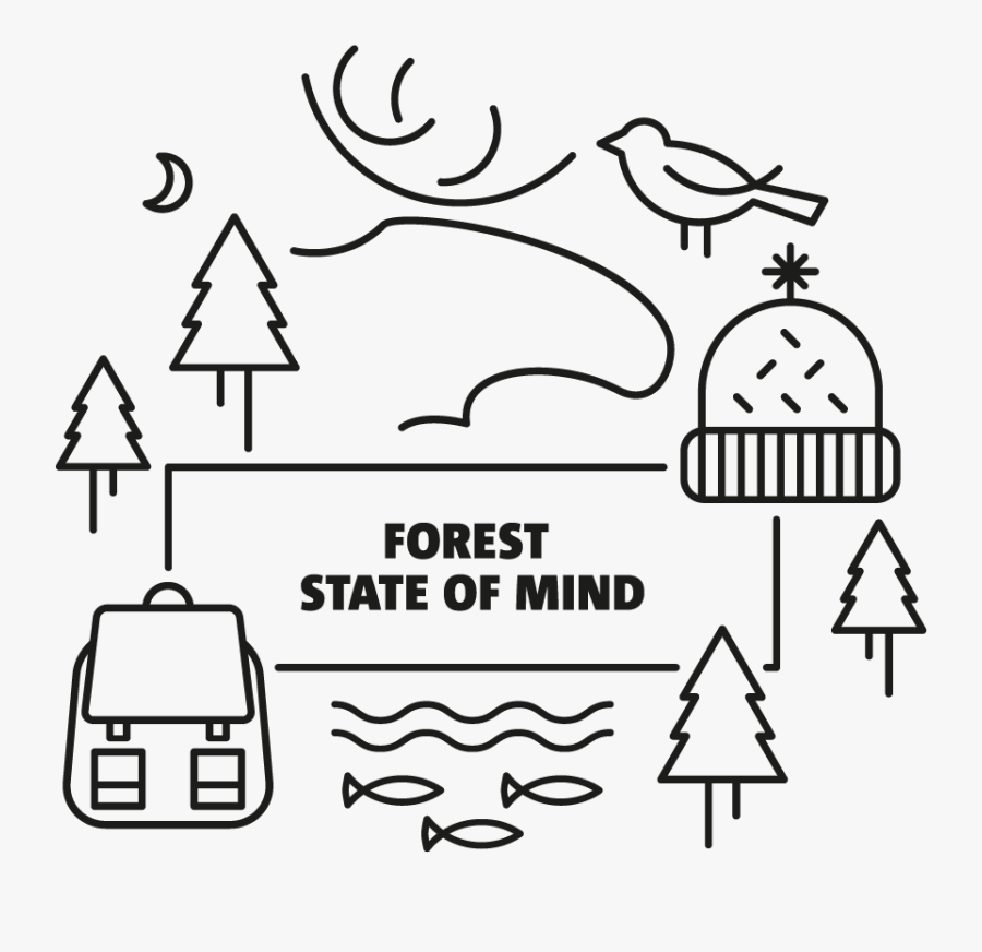 Forest State Of Mind, Transparent Clipart