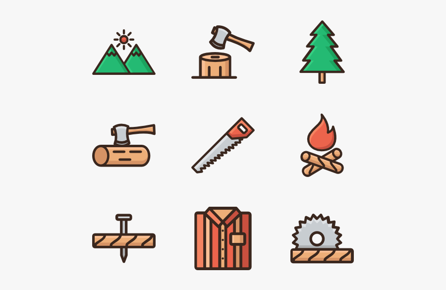 Lumberjack, Transparent Clipart