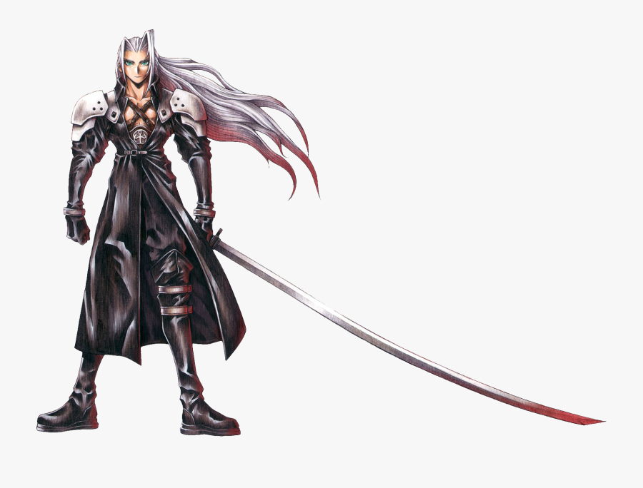 Drawn Katana Final Fantasy - Final Fantasy 7 Sephiroth, Transparent Clipart