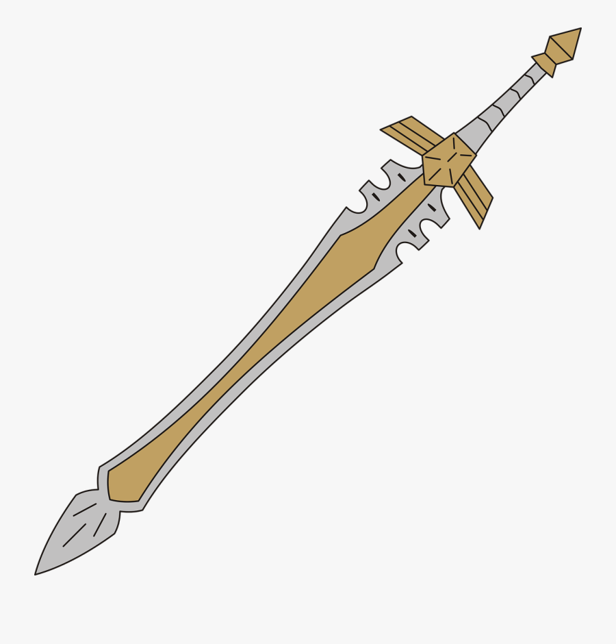 Sword Weapon Knighthood Free Picture - Sword, Transparent Clipart