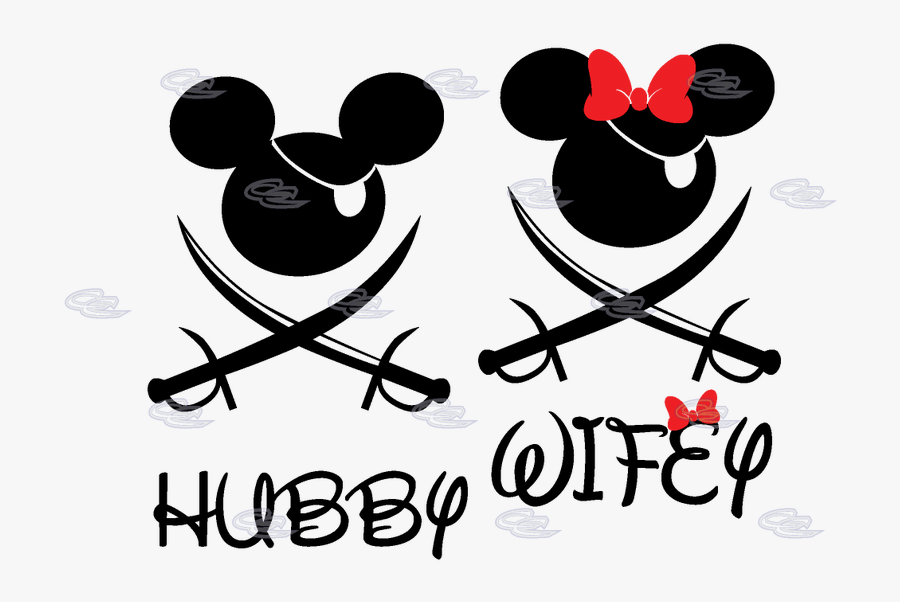 Mickey Mouse Clipart Couple - Transparent Background Mickey Mouse Clipart, Transparent Clipart
