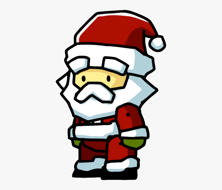 Santa - Scribblenauts Unlimited Santa Claus, Transparent Clipart