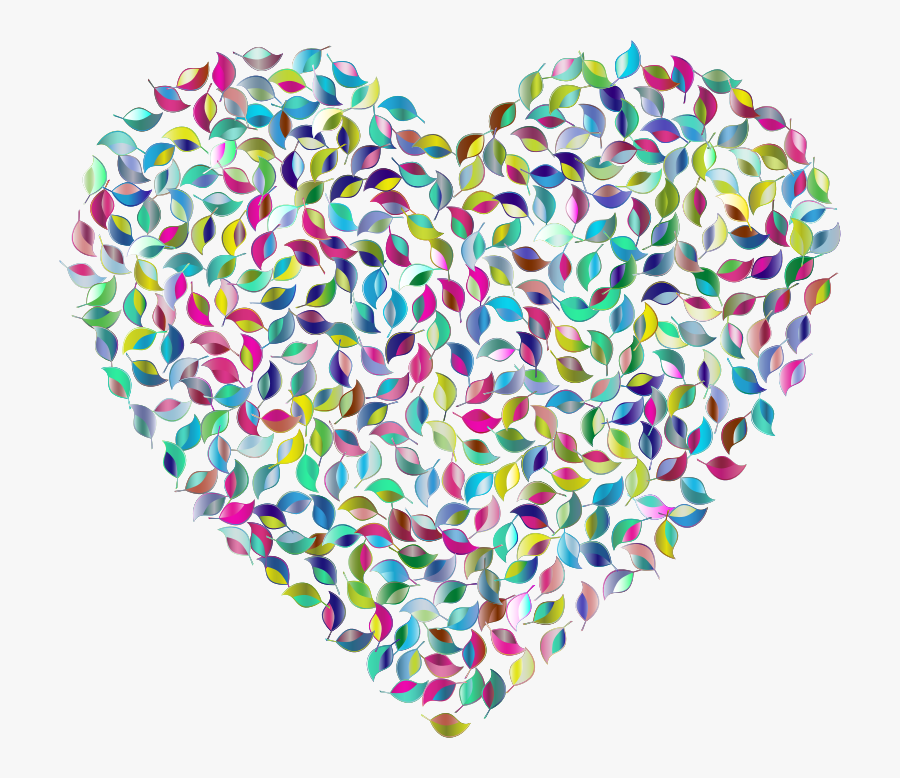 Paris Clipart Prismatic - Cute Heart No Background, Transparent Clipart