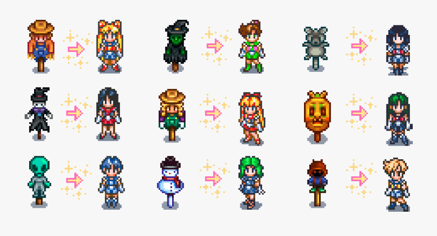 Stardew Valley Naruto Mod, Transparent Clipart
