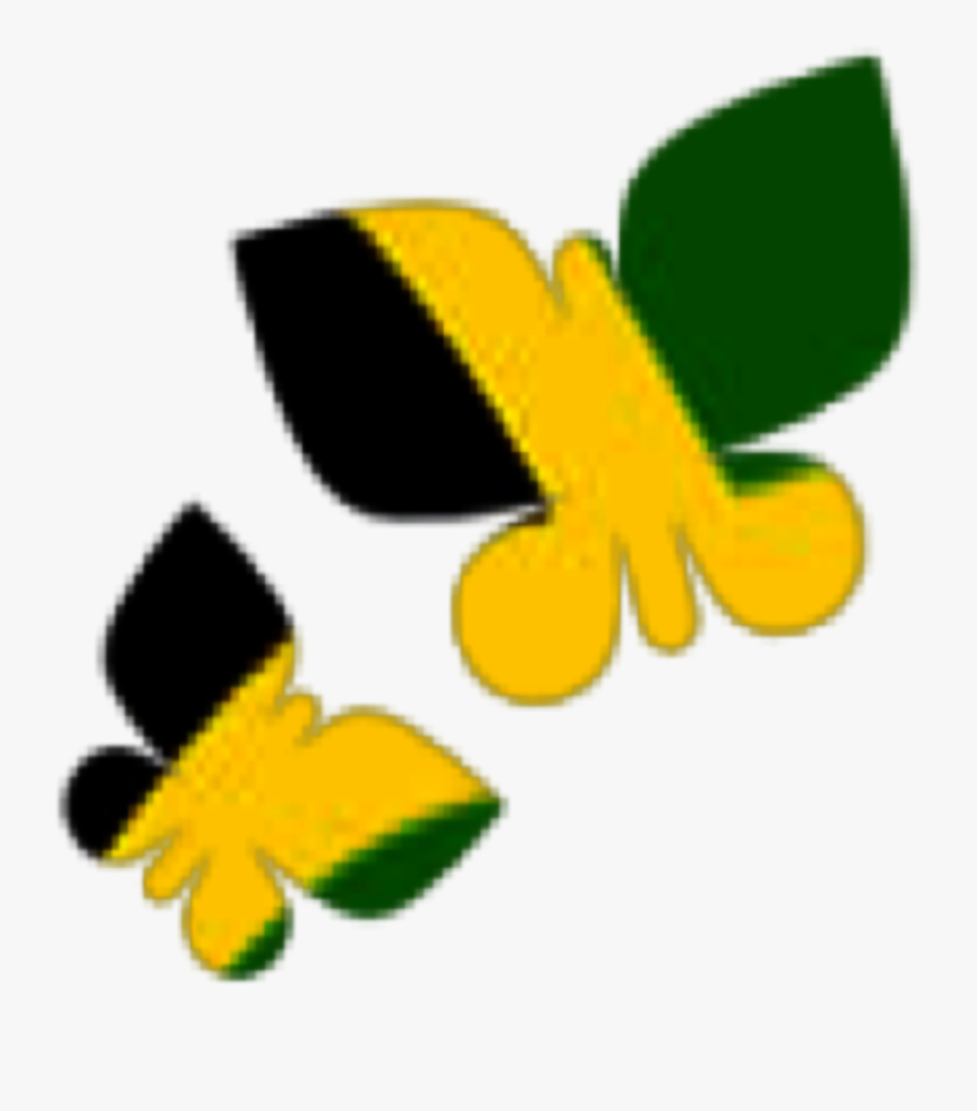 #jamaican #jamaica #butterfly, Transparent Clipart