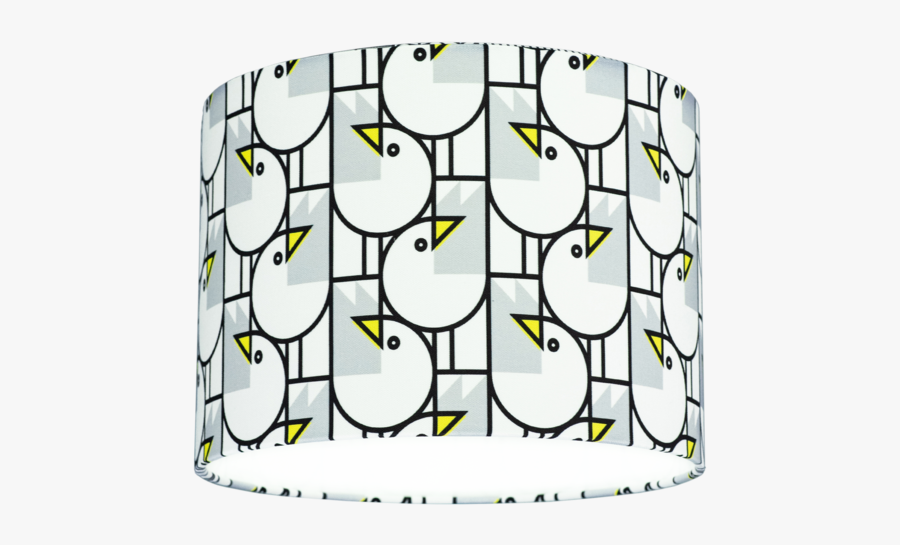 Great Gulls Pattern Drum Shade, Transparent Clipart
