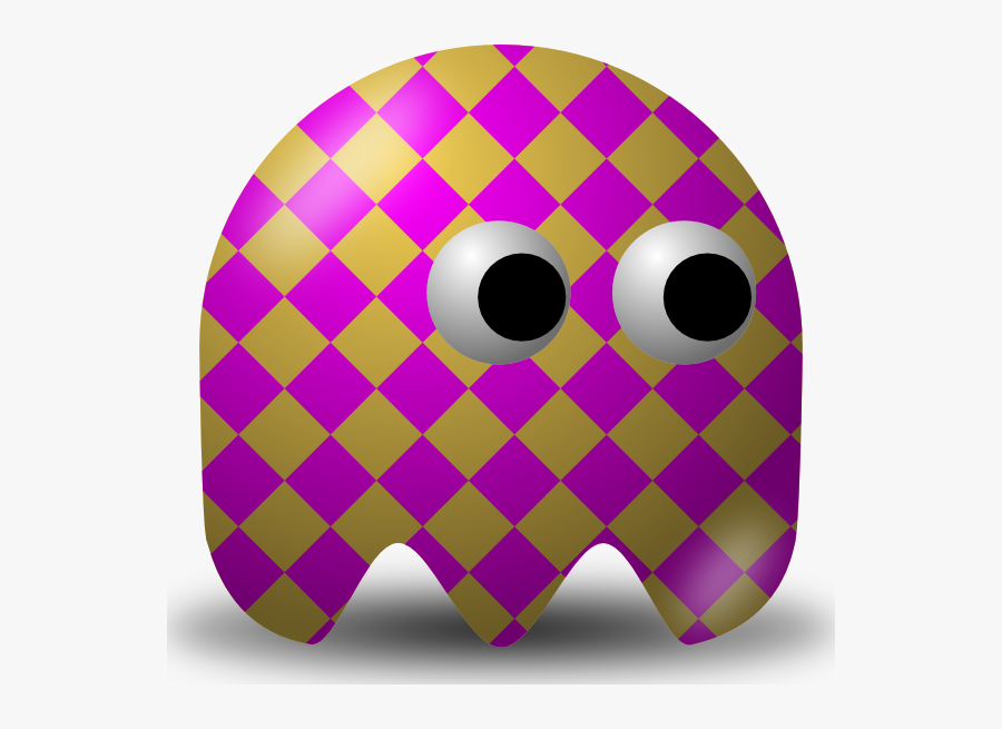 Free Vector Pcman Game Baddie Squared Clip Art - Pacman Baddies, Transparent Clipart