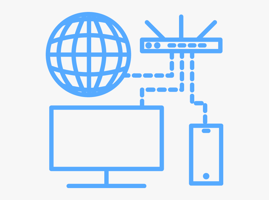 Icon Showing Multiple Devices All Connected Together - Imi New Delhi Logo, Transparent Clipart