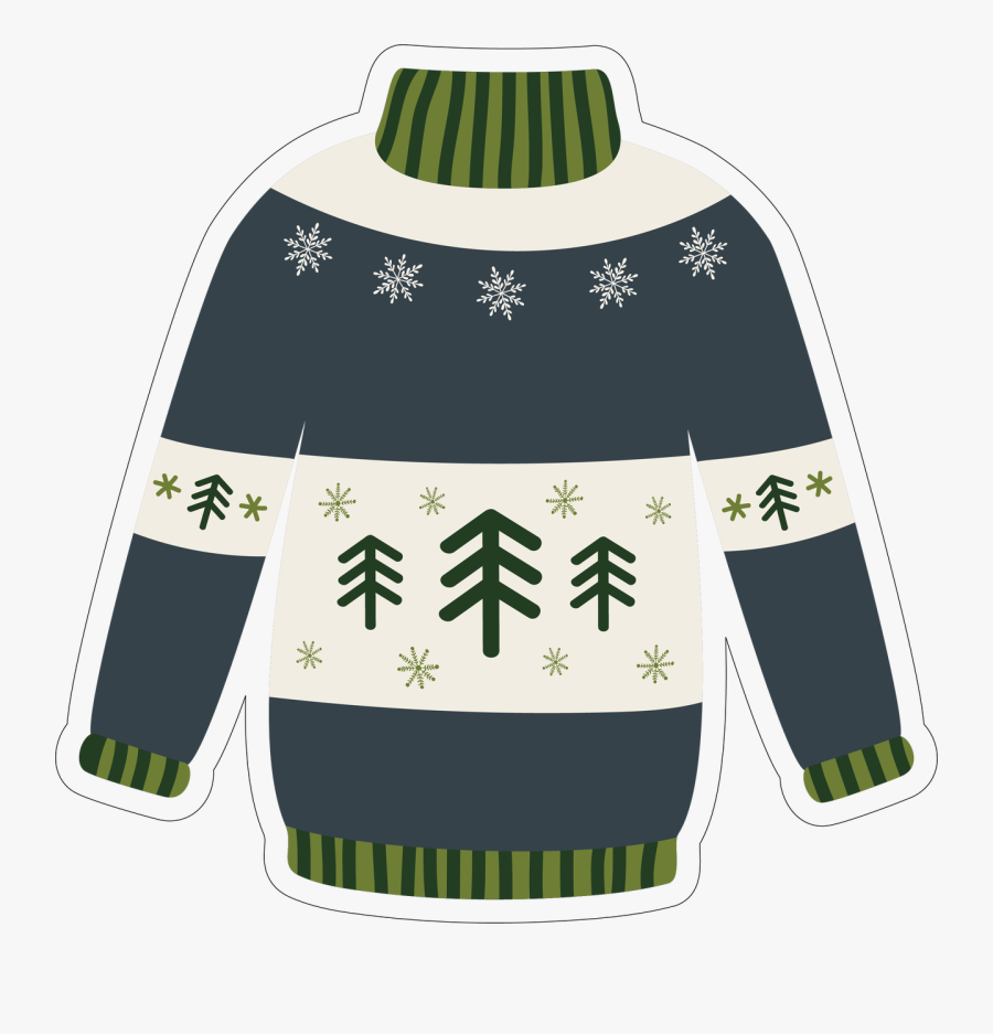 Let It Snow Sweater Print & Cut File - Illustration, Transparent Clipart