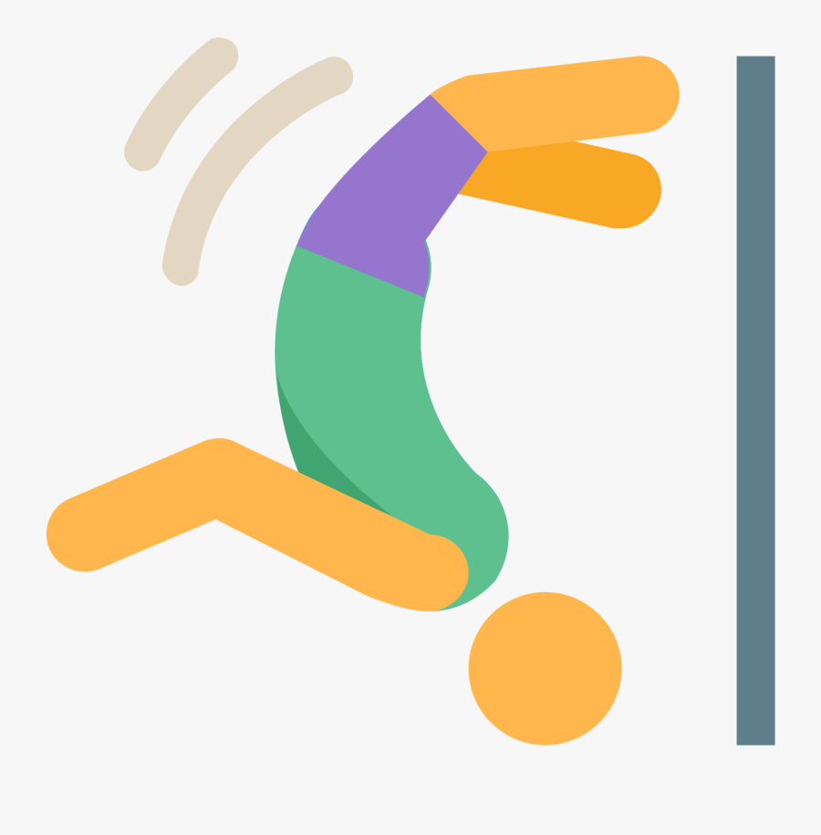 It"s A Logo Of Parkour Reduced To A Man Doing A Back, Transparent Clipart