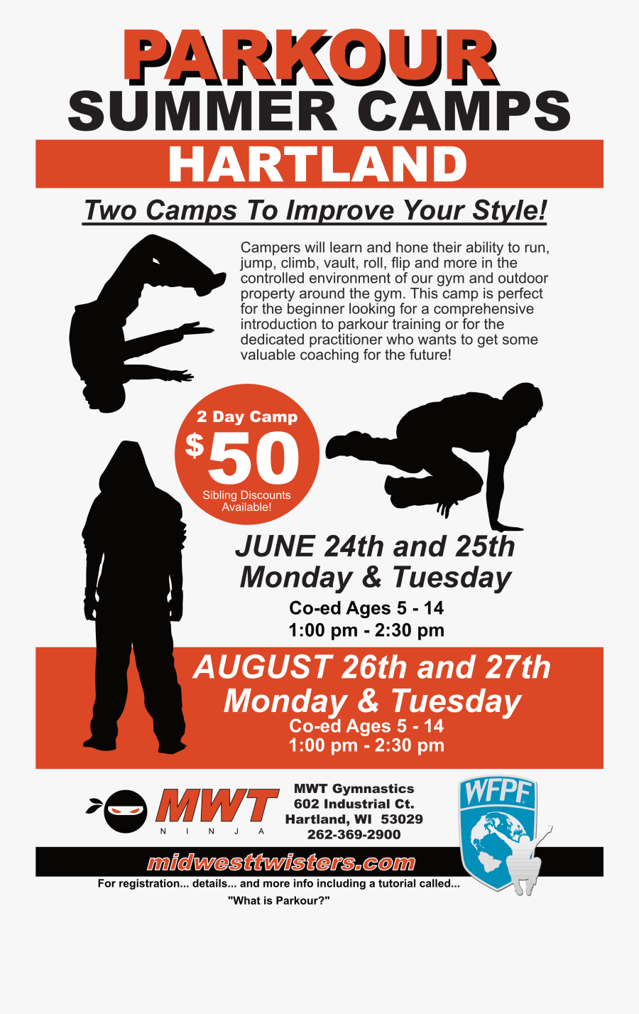 Parkour Summer Camp Registration Rumah Makan Jawa - Parkour Flyere, Transparent Clipart