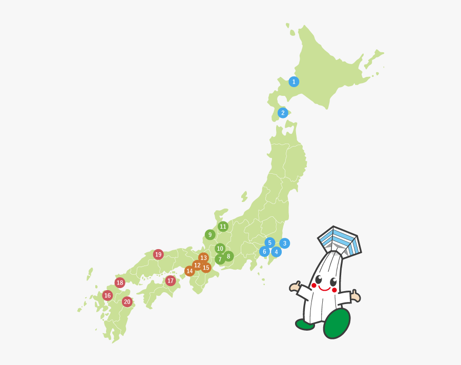 Japan Map, Transparent Clipart