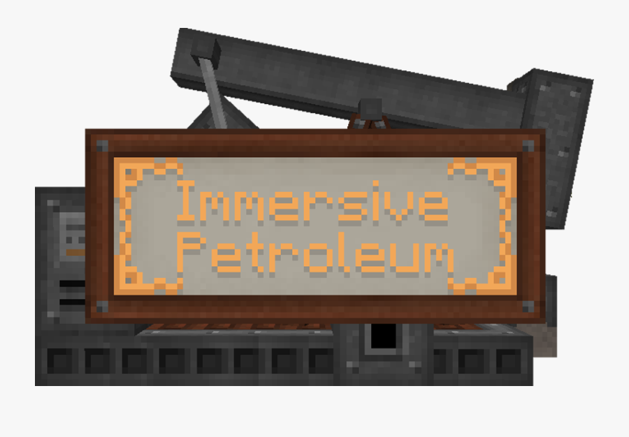 Clip Art Immersive Petroleum Mod Oil - Billboard Mod Minecraft 1.10 2, Transparent Clipart