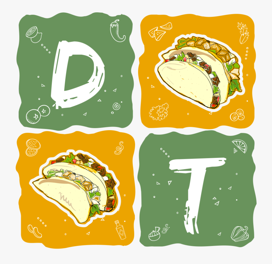 Tacos Clipart Shredded Lettuce, Transparent Clipart