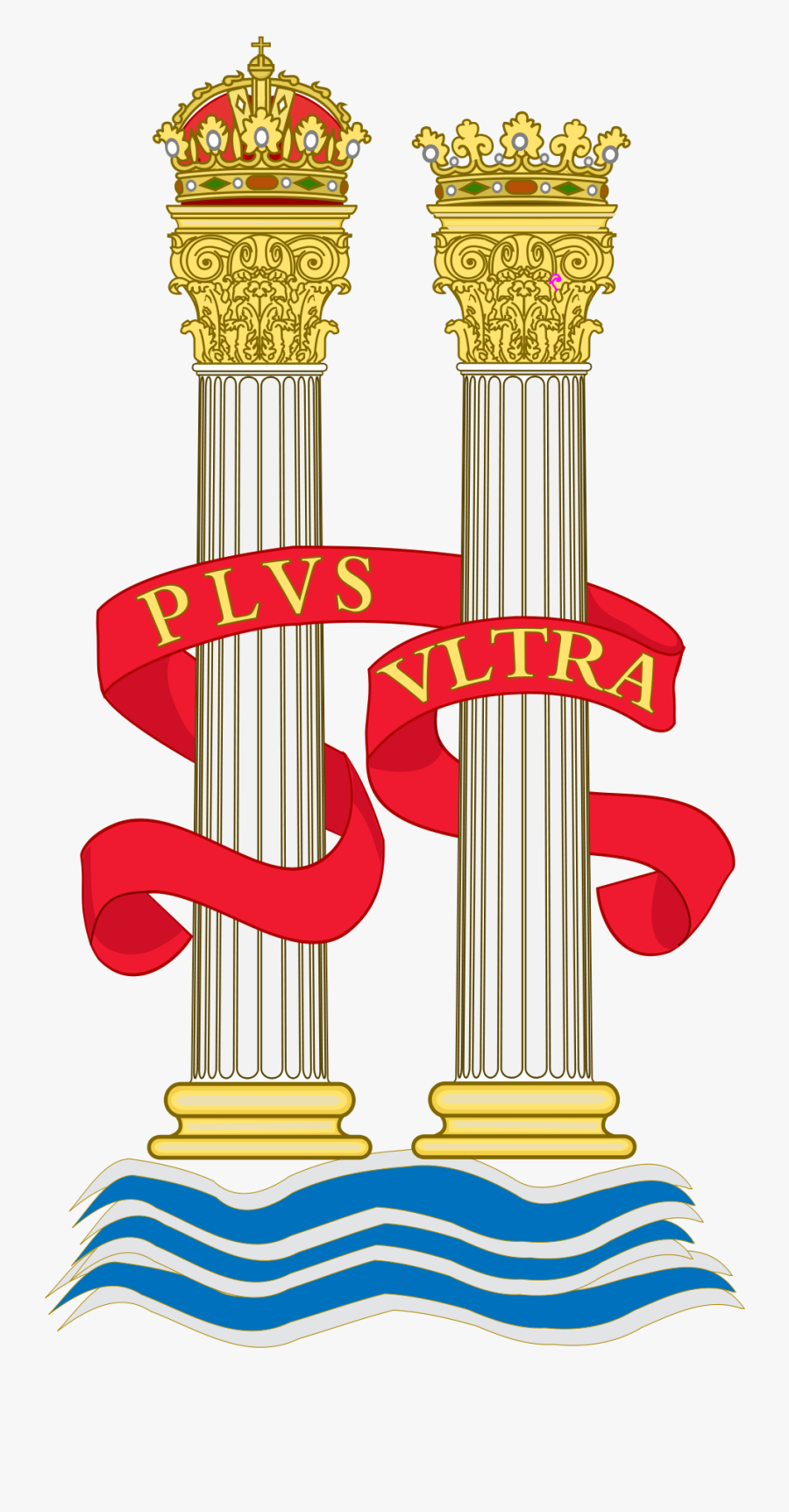 Pillars Of Hercules Plus Ultra, Transparent Clipart