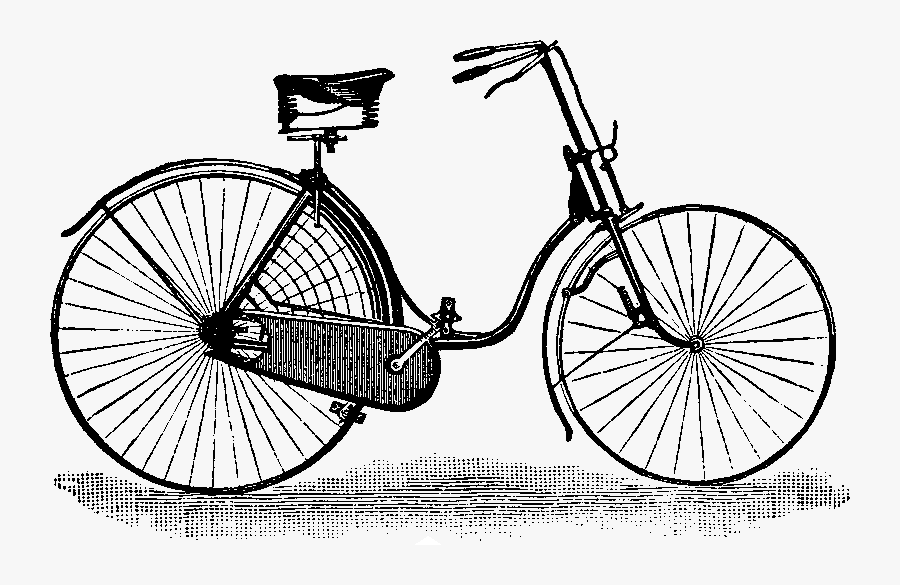 Bicycle Panniers, Vintage Posters, Vintage Images, - Safety Bicycle, Transparent Clipart