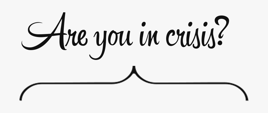 Are You In Crisis - Worried About You, Transparent Clipart