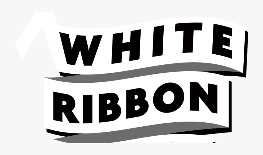 White Ribbon Day Logo - Illustration, Transparent Clipart