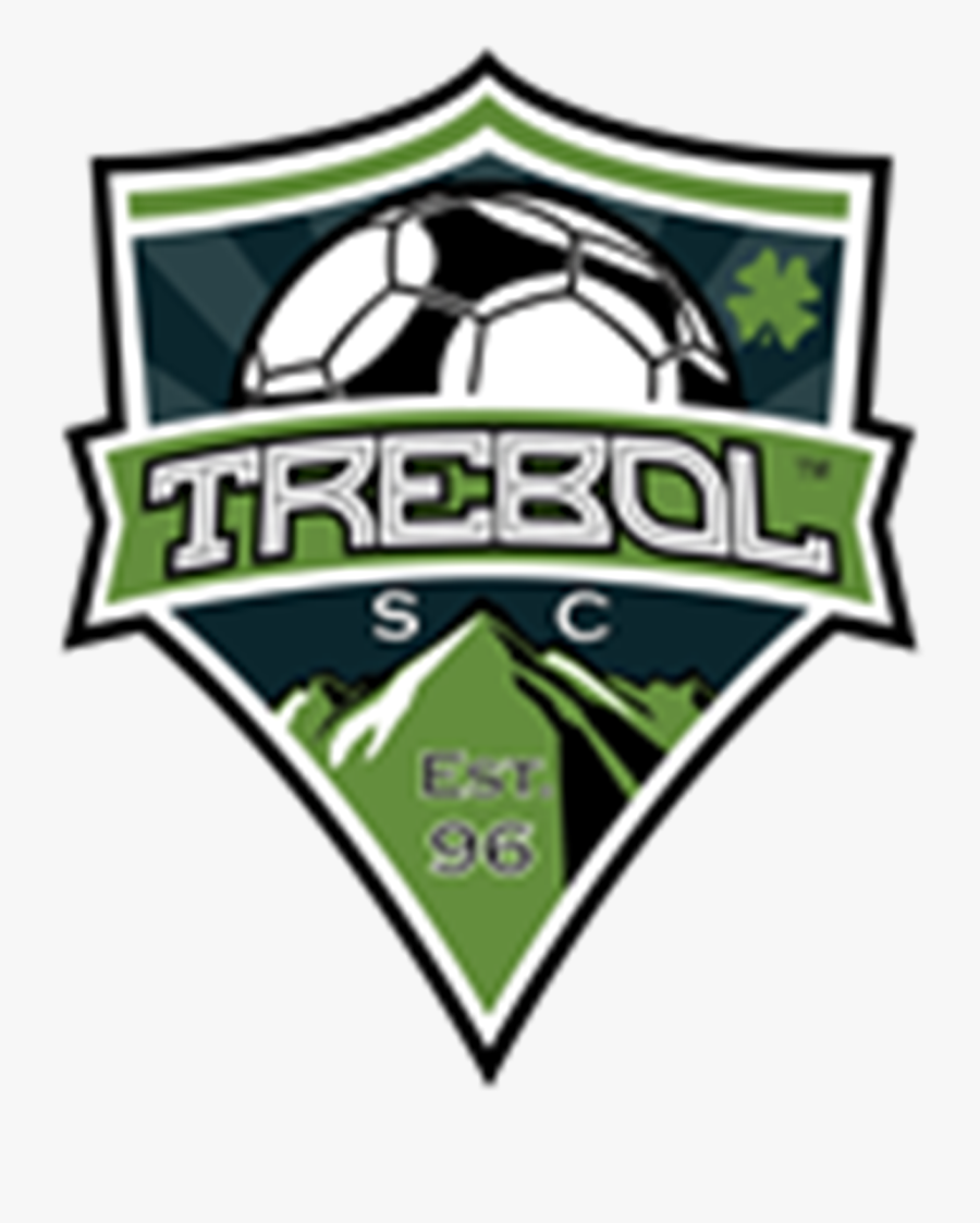 Transparent Half Soccer Ball Clipart - Trebol Soccer, Transparent Clipart