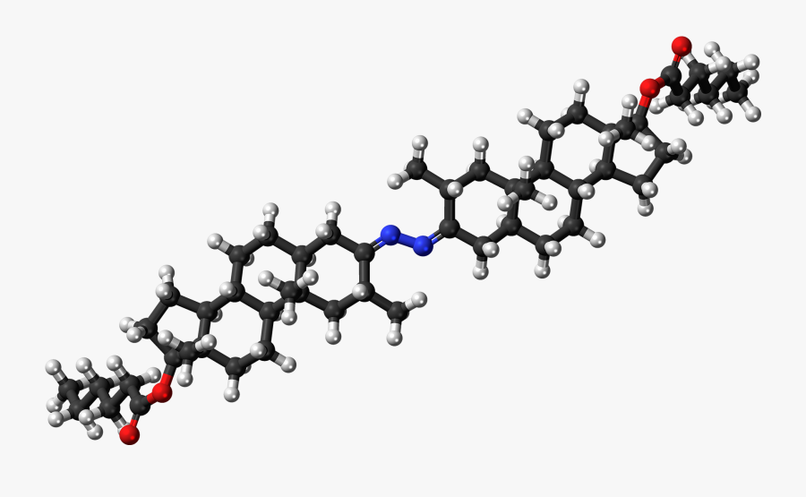 Bolazine Caproate Molecule Ball - Apigenin Structure, Transparent Clipart