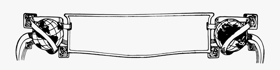 Banner Download Line Art Flag Ribbon - Banner Clip Art, Transparent Clipart