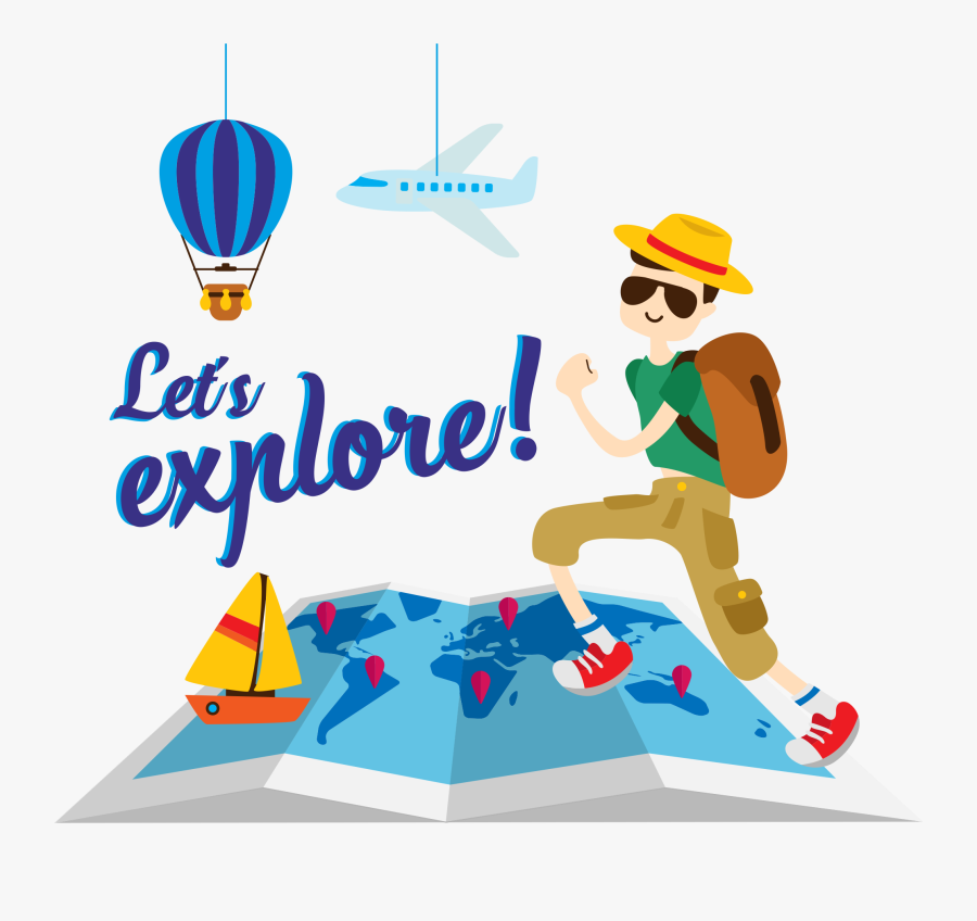 Incredible Voyages - Travel Illustration Png, Transparent Clipart