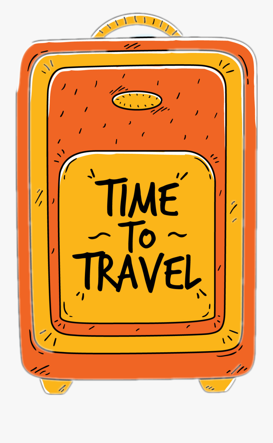 #time #to #travel #bag #lugagge #valija #viaje - Dig Time Lords, Transparent Clipart