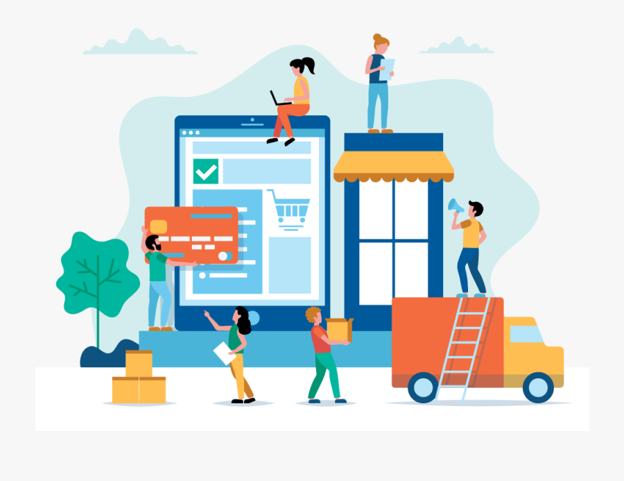 Corepay Provides Expert Solutions For High-risk Merchants - Online Shipping Illustration, Transparent Clipart