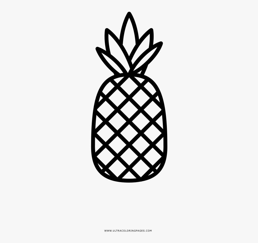 Coloring Clipart Pineapple, Transparent Clipart