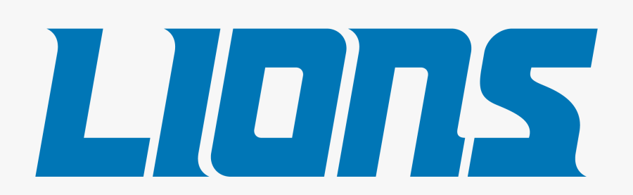 Detroit Lions Logo Font Clipart Library - Detroit Lions Text Png, Transparent Clipart