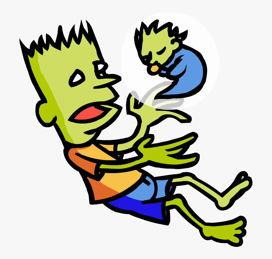 Bart Versus The Universe - Cartoon, Transparent Clipart